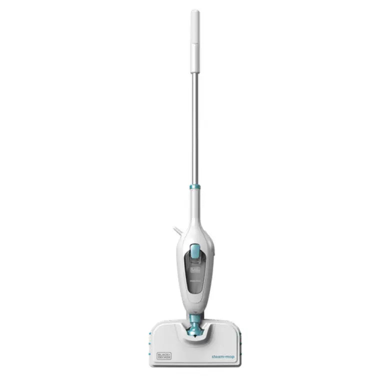 Black+Decker Steam Mop Cleaner, 1300 Watt, White And Blue - FSM13E1 Black+Decker Steam Mop Cleaner, 1300 Watt, White And Blue - FSM13E1